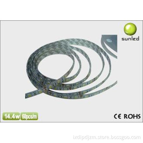 Low power Flexible Led Strip Lights 5050 LED 60PCS/M 12 V